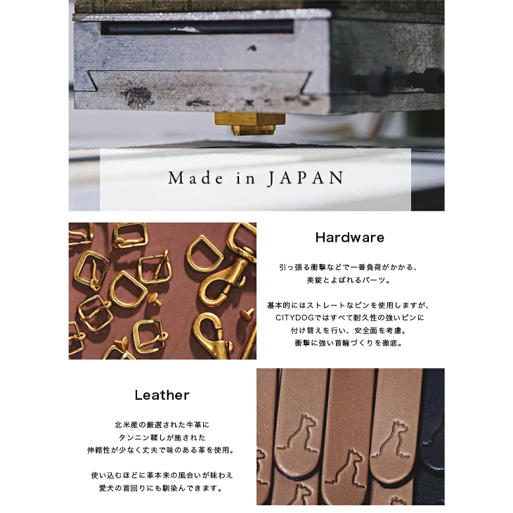 CITYDOG クラシックレザーカラー