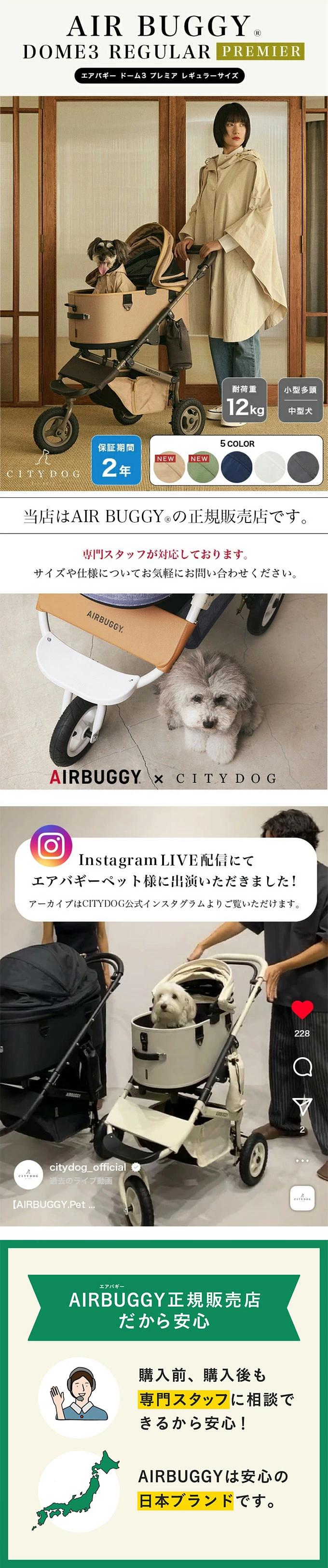 AIRBUGGY DOME3 REGULAR SET