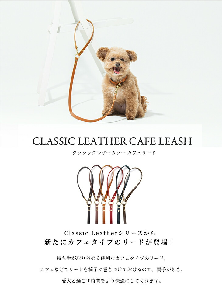 CITYDOG クラシックレザーカフェリード