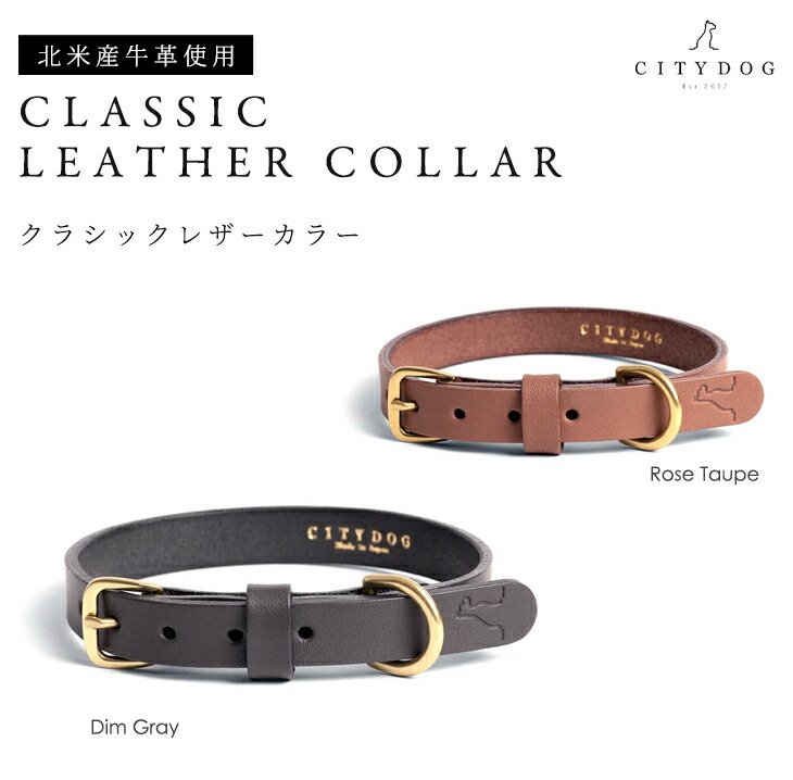 CITYDOG クラシックレザーカラー