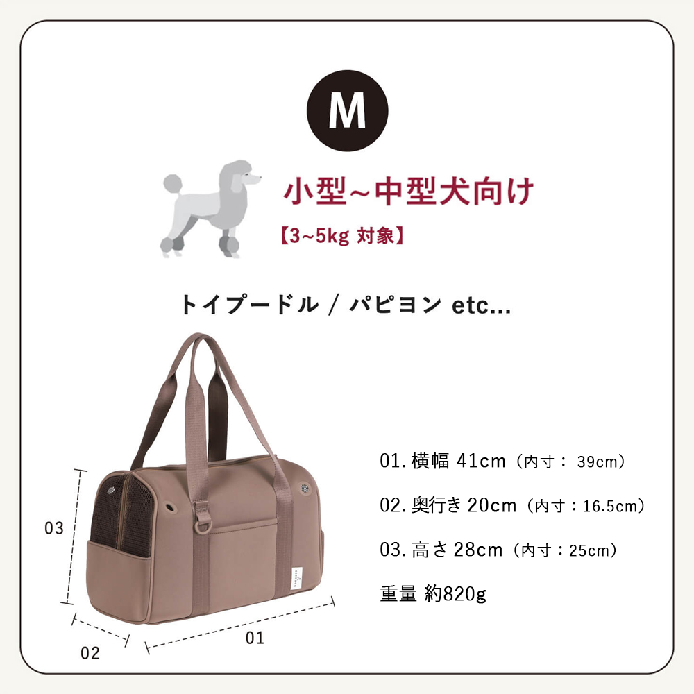 CITYDOG ネオプレーン ボストンキャリー ワンサイズ ONE SIZE
