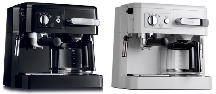 コーヒーメーカー デロンギ ドリップコーヒー・エスプレッソ・カプチーノができるエスプレッソマシーン BCO410J-Wコンビコーヒーメーカー