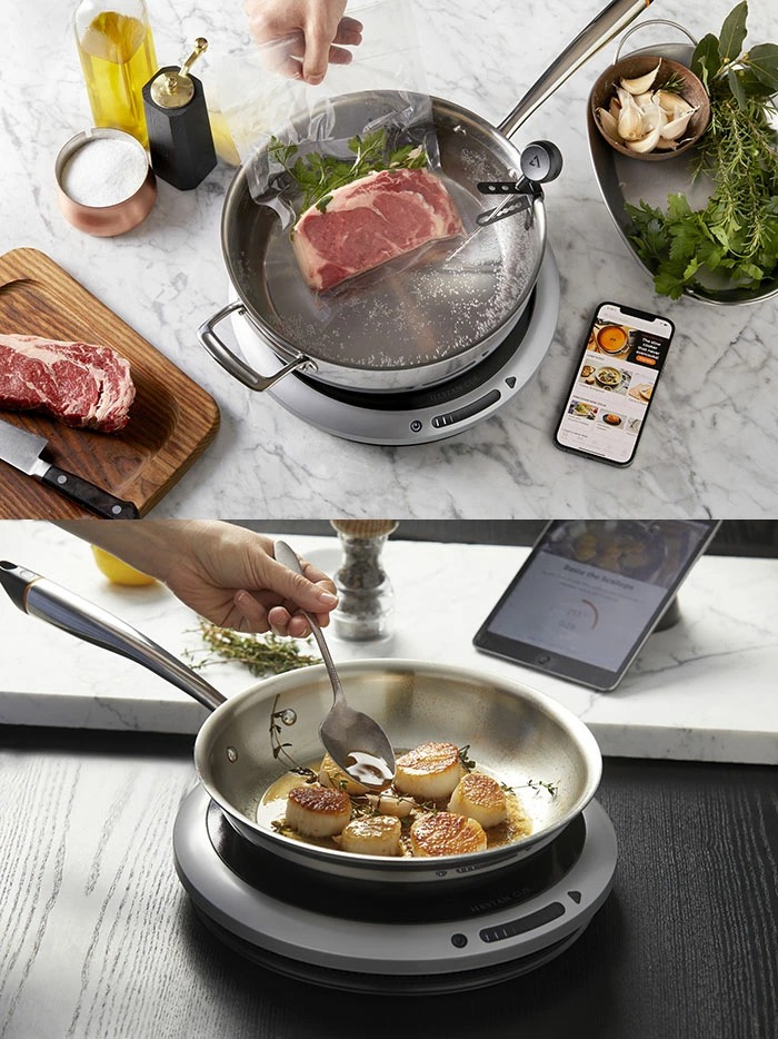 自動調理器 IHクッキングヒーター フライパン セット スマート Hestan