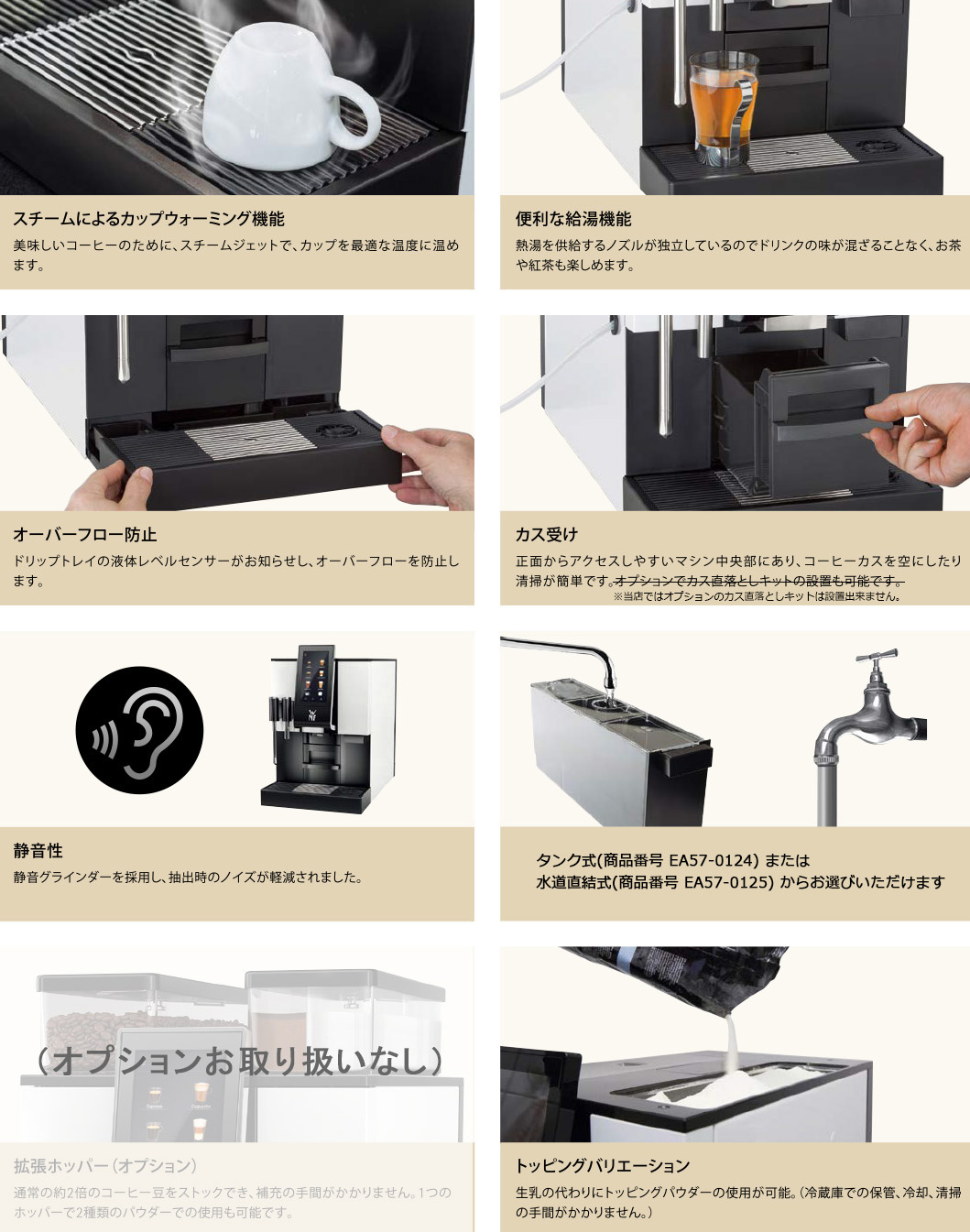 直送 業務用 全自動エスプレッソマシン WMF コーヒーマシン 1100S 水道直結 式 ミルククーラー付【メーカー直送/代引不可/キャンセル不可】