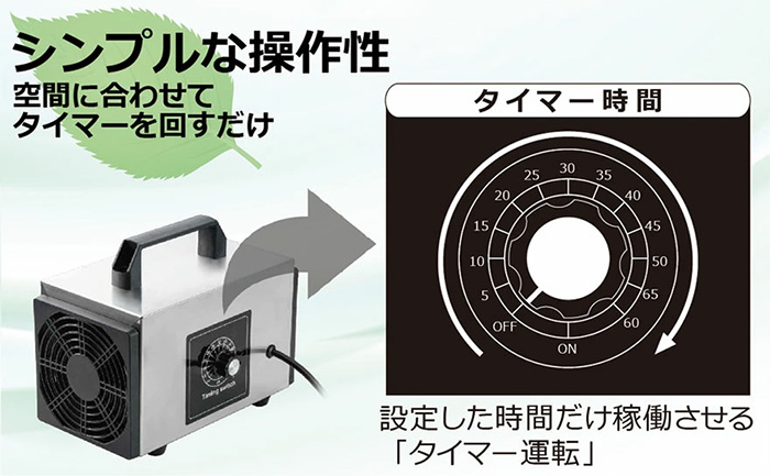 即納 オゾン発生器 20000mg/h 除菌 消臭 オゾン脱臭機 コンパクト 業務