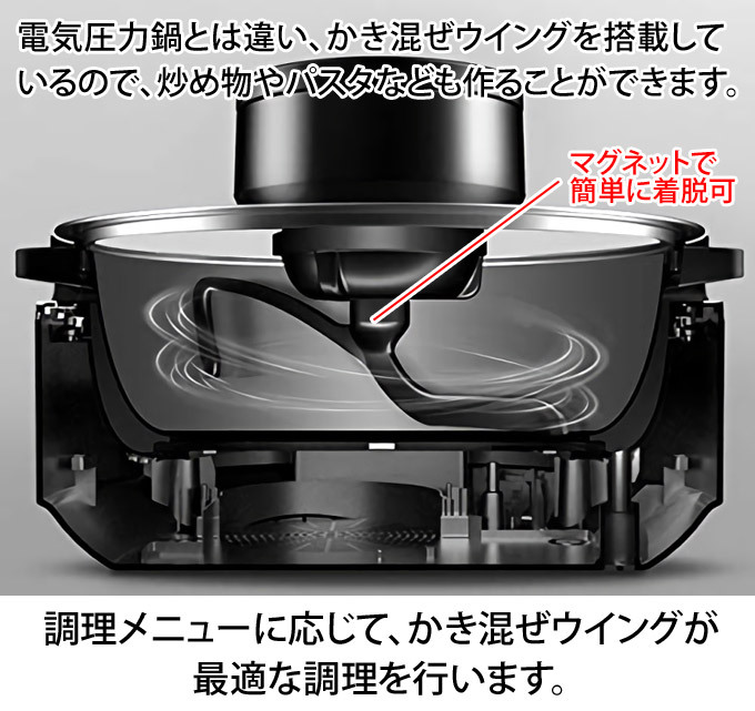 アイネクス スマートオートクッカー 電気調理器 全自動調理器 1台8役 