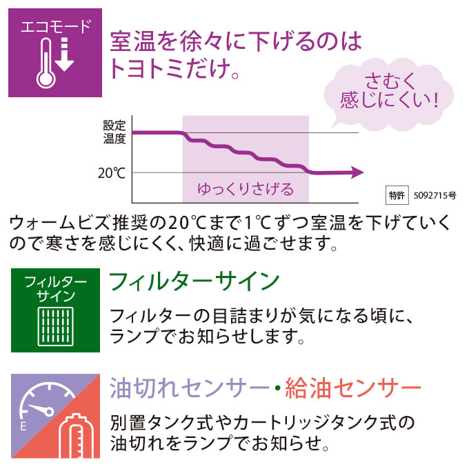 トヨトミ FF式 石油ストーブ 遠赤外線 温風 ダブル暖房 輻射式 寒冷地