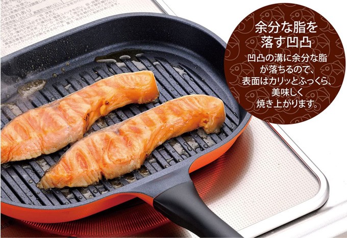 魚焼きグリルパン フライパン 魚焼き器 IH対応 ガラスふた付き ミニ 和平フレイズ こんがり庵 KM-9149 :KM-9149:シズ  ショッピングサイト ヤフー店 - 通販 - Yahoo!ショッピング