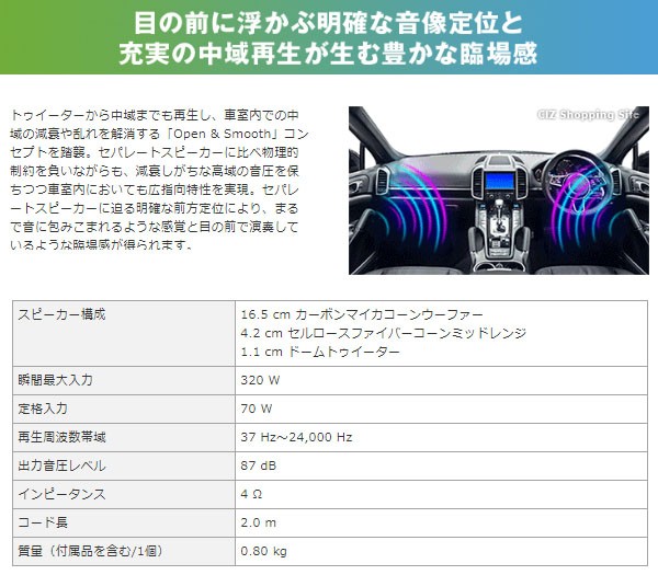 スピーカー 車 16.5cm 小型 パイオニア カロッツェリア TS-A1670F カーオーディオ コアキシャル3ウェイスピーカー (お取寄せ) :TS -A1670F:シズ ショッピングサイト ヤフー店 - 通販 - Yahoo!ショッピング