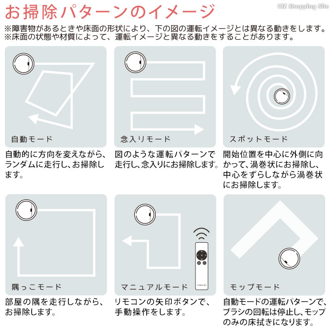 ロボット掃除機 拭き掃除 モップ掛け 落下防止 ショックセンサー