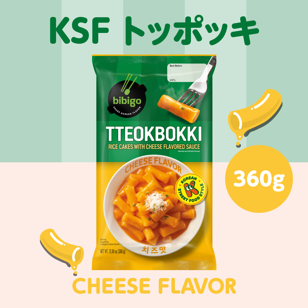 bibigo トッポッキ チーズ 360g ビビゴ トッポギ 韓国 韓国料理 公式  韓国食品｜cjjapan