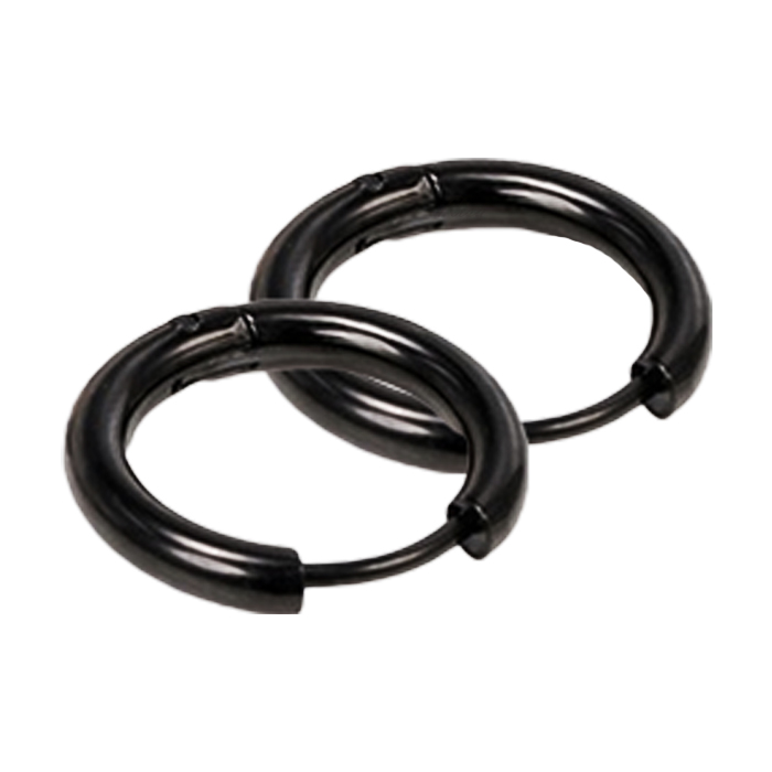 フープピアス ボディピアス 両耳セット 金属アレルギー 対応 8mm ~ 20mm 18G サージカルステンレス つけっぱなし メンズ レディース リング | Risa | 02