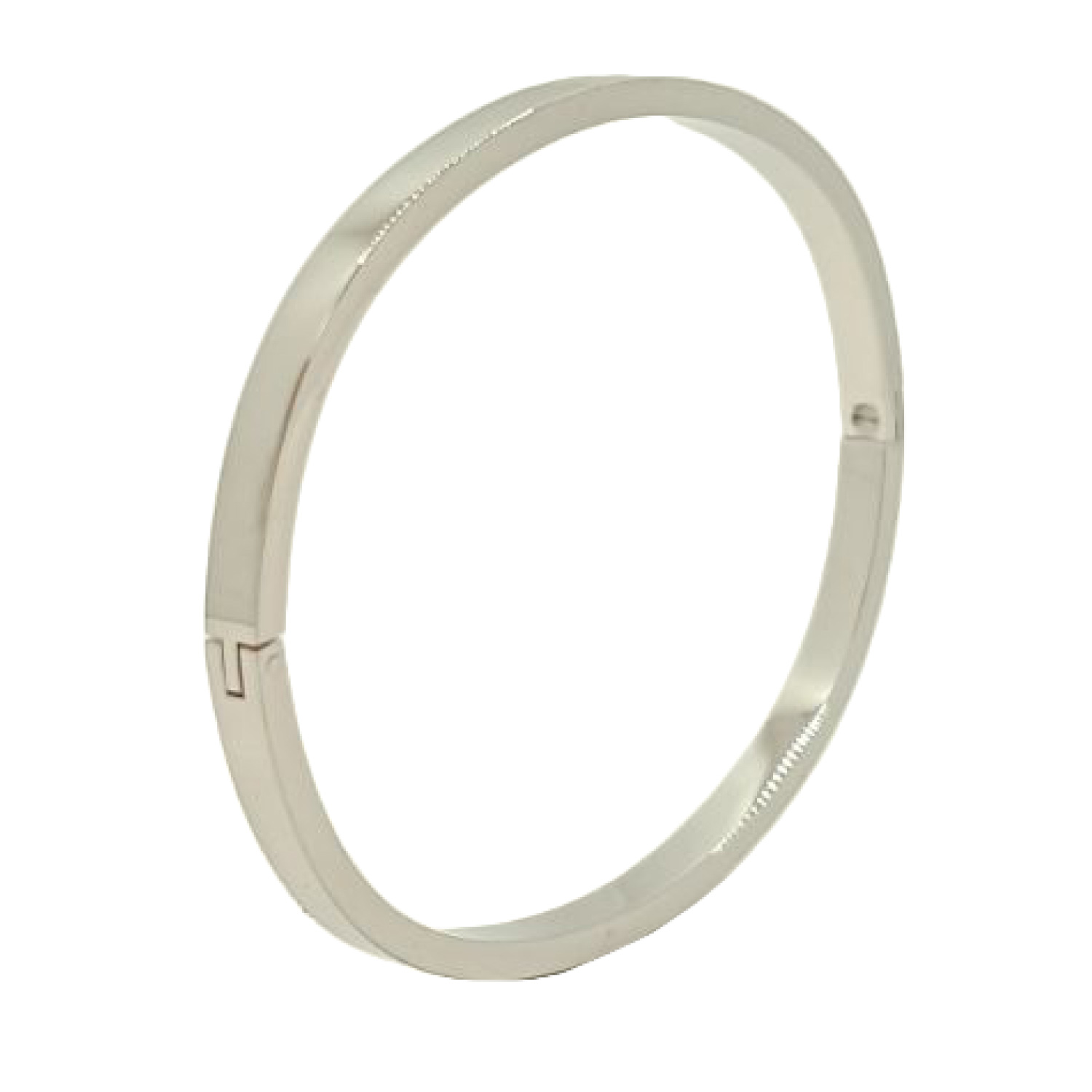 Risa（リサ） ステンレスブレスレット バングル 平打ち 4mm 6mm 18K 