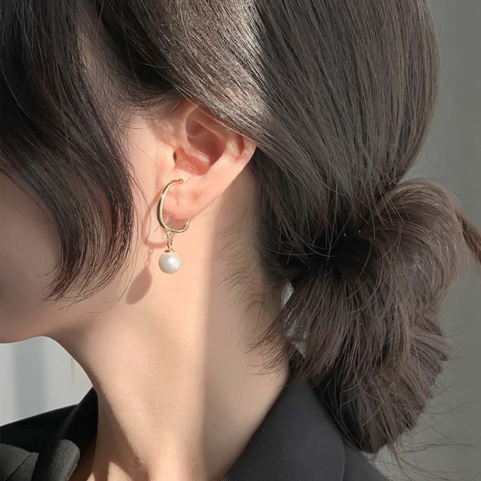 Risa（リサ） イヤーカフ イヤーカフス パール イヤリング 大ぶり