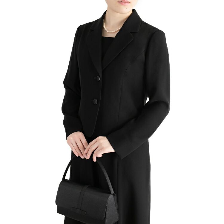 【送料無料/再入荷】 前開き式 礼服ワンピース 洗える 通年 9-15号 襟付き 喪服 礼服 卒業式 レディース ブラック フォーマル ママ スーツ ワンピース |  | 01