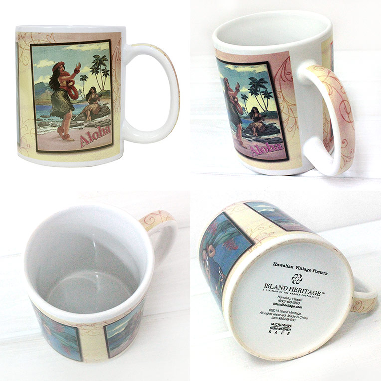 マグカップ 大きい おしゃれ ハワイ コップ ハワイアン雑貨 Island