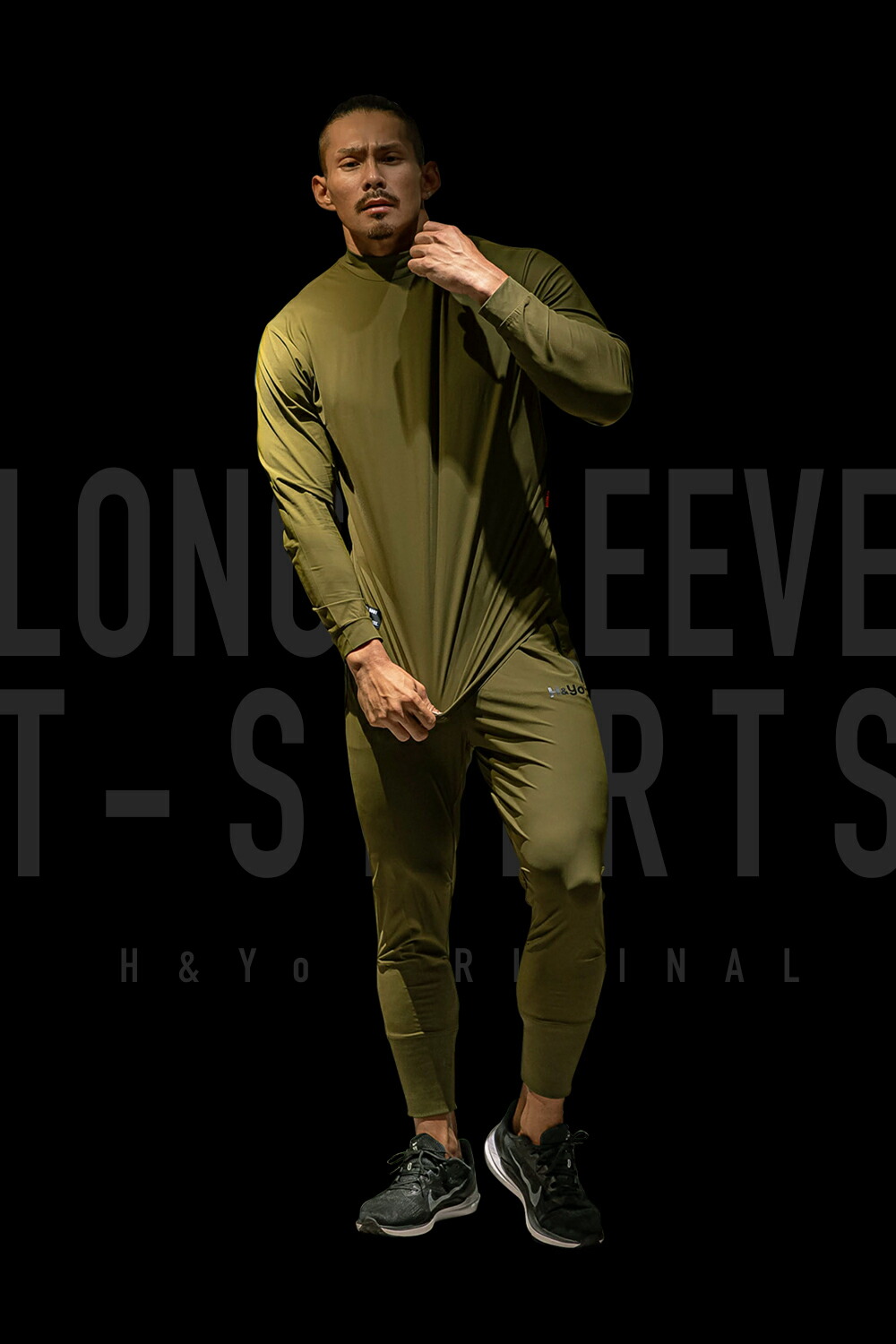 ロングスリーブ Tシャツ 強ストレッチ ロンT トレーニングウェア メンズ レディース ストレッチ トレーニング  ジム ジムウェア ウエイトトレーニング |  | 08