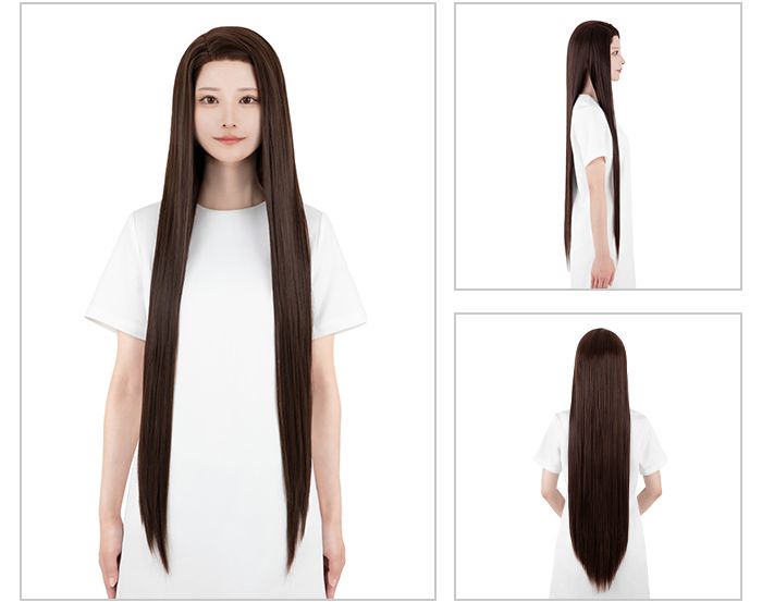 コスプレウィッグ マジックオールバック 分け目 ロング クラッセ 送料