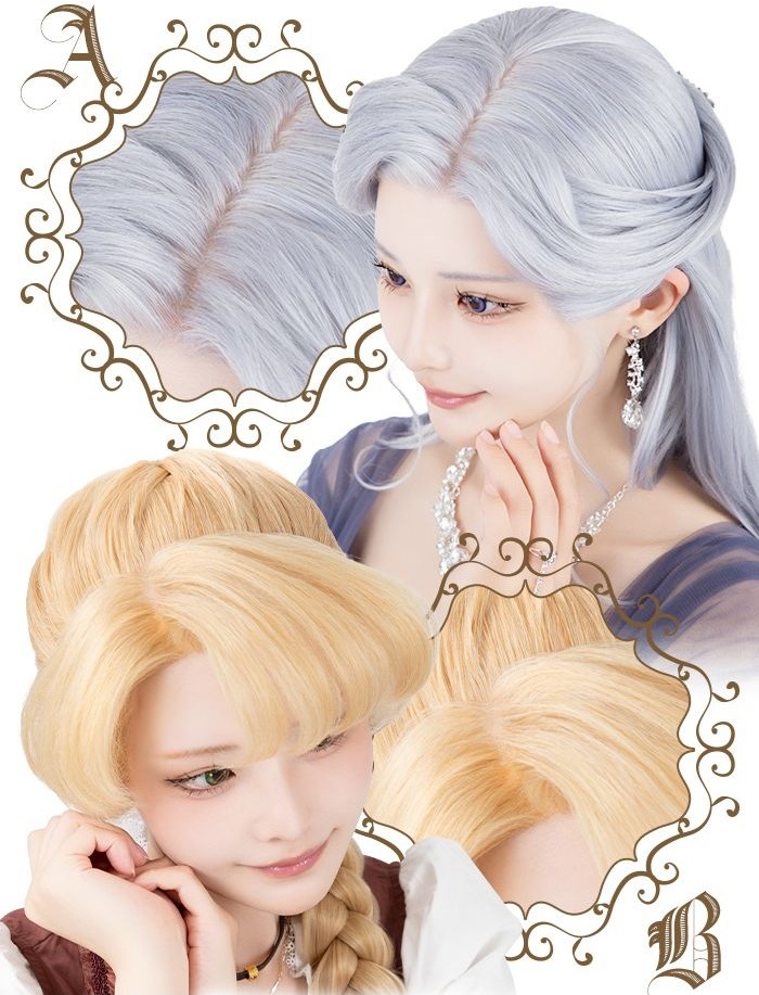 コスプレウィッグ マジックオールバック 分け目 ロング クラッセ 送料