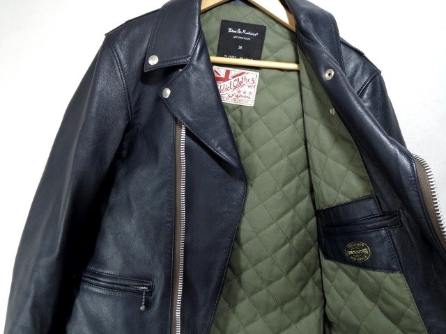 未使用 ADDICT CLOTHES × Deus Ex Machina アディクトクローズ デウス 16AW ライダースジャケット AD-03  シープスキン ネイビー 36 【中古】20008328 : 20008328 : クラシック - 通販 - Yahoo!ショッピング