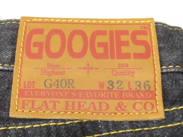 FLATHEAD フラットヘッド デニムパンツ GOOGIES グーギーズ G40R