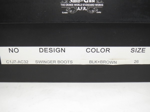 CRIMIE クライミー SPIDER WING ウイングチップ ブーツ 美品