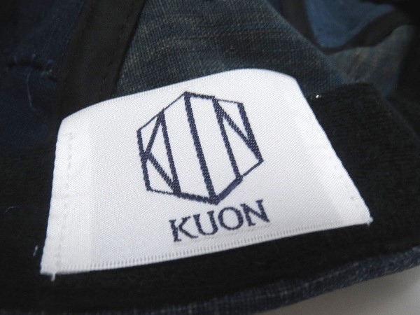 KUON クオン　キャップ 未使用 KUON クオン 襤褸 5PANEL CAP キャップ ジェットキャップ