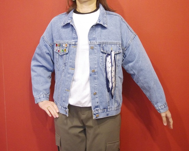 20%OFF レディース ビジューポケットGジャン デニムジャケット
