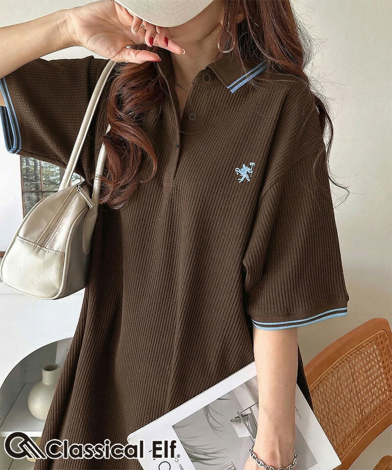【 クラシカルエルフ classical elf 】 【UVカット機能付き】 ワンピース 半袖 レディース 体型カバー | classicalelf