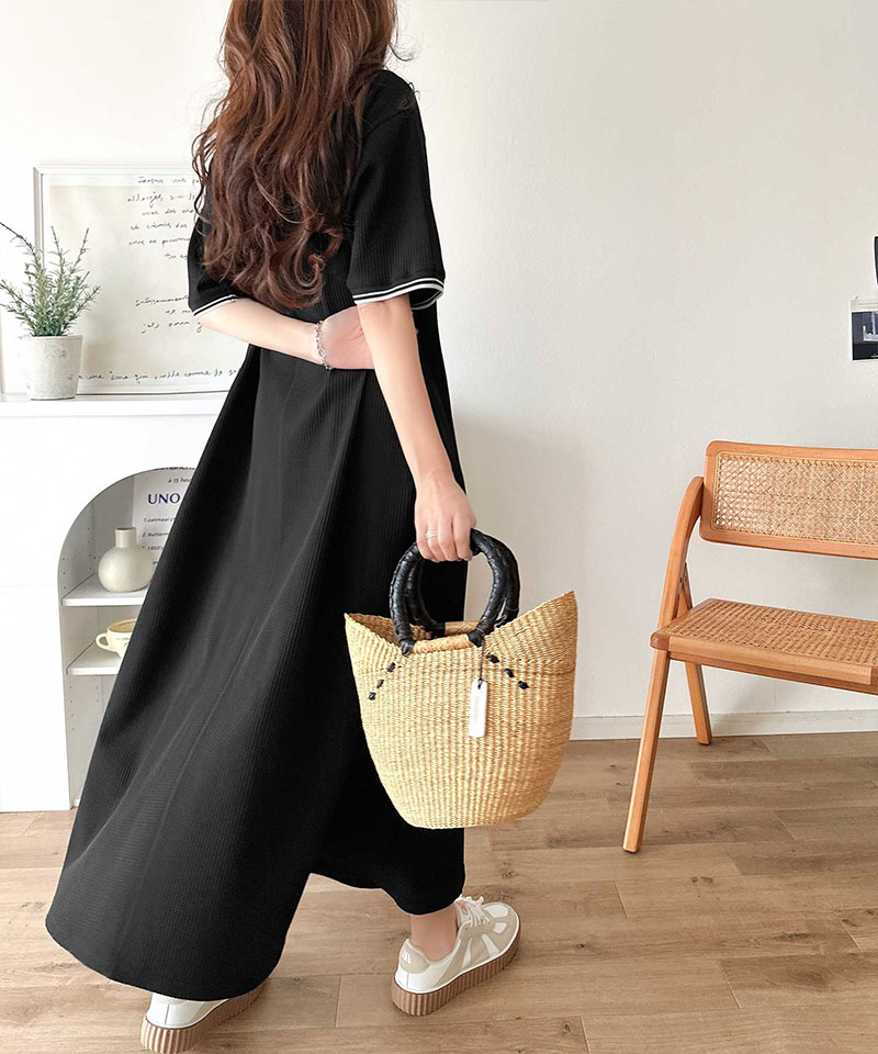 【 クラシカルエルフ classical elf 】 【UVカット機能付き】 ワンピース 半袖 レディース 体型カバー | classicalelf | 05