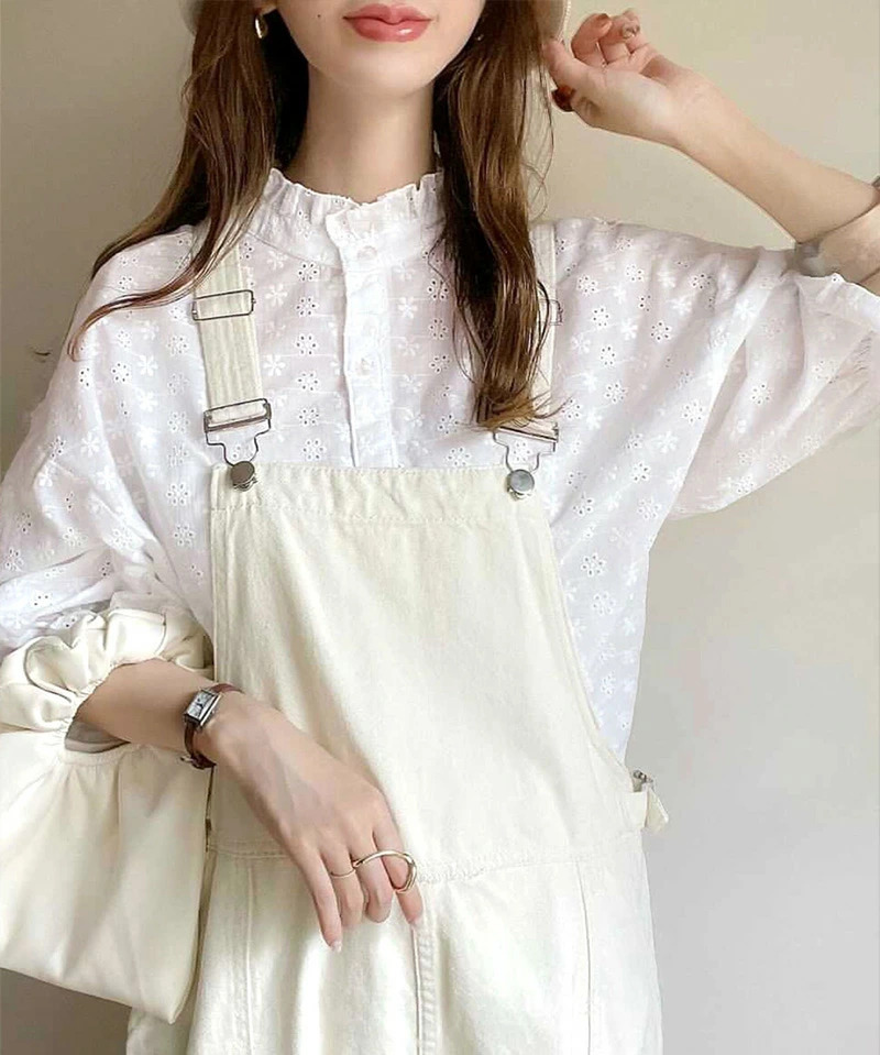 レッセパッセ クラシカル刺繍レースブラウス ツイン LAISSE PASSE - 美品レッセパッセ♡クラシカル刺繍レースブラウス