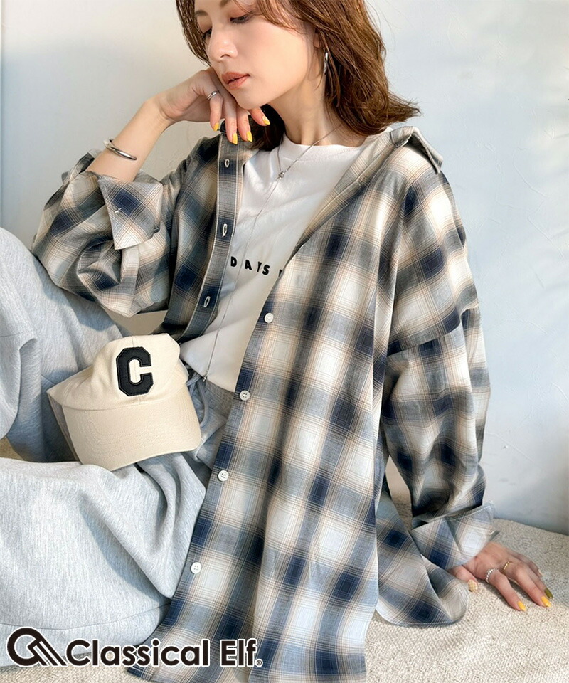 【 クラシカルエルフ classical elf 】トップス シャツ レディース 綿100％ チェック柄 | classicalelf