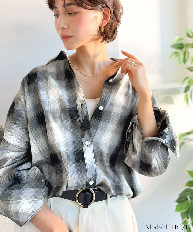 【 クラシカルエルフ classical elf 】トップス シャツ レディース 綿100％ チェック柄 | classicalelf | 02