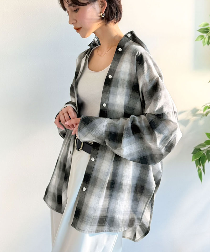 【 クラシカルエルフ classical elf 】トップス シャツ レディース 綿100％ チェック柄 | classicalelf | 05