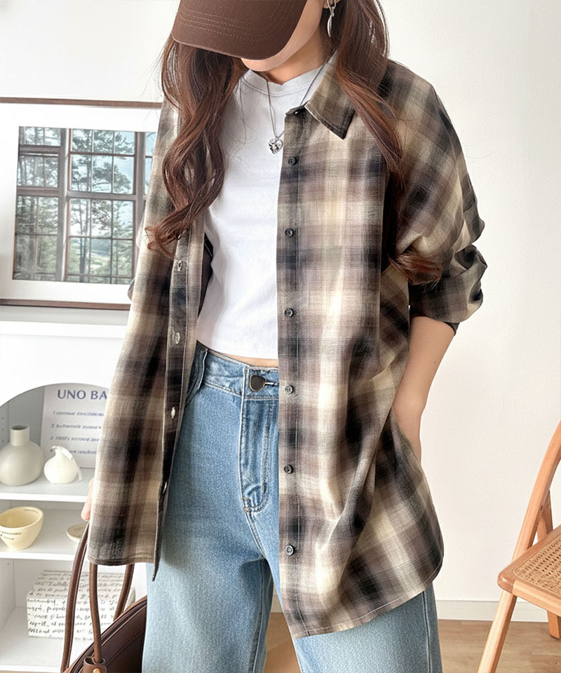 【 クラシカルエルフ classical elf 】トップス シャツ レディース 綿100％ チェック柄 | classicalelf | 08