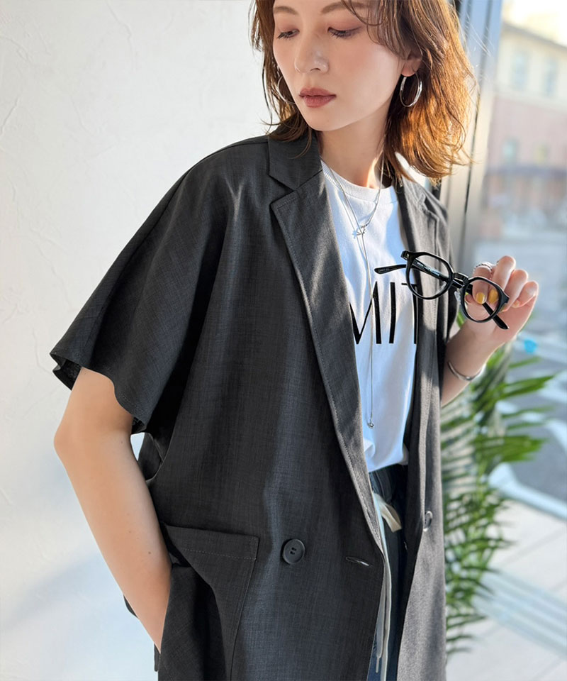 【 クラシカルエルフ classical elf 】アウター ジャケット レディース リネン ライク | classicalelf | 11