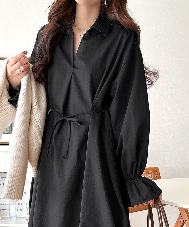 【 クラシカルエルフ classical elf 】 ワンピース 春 きれいめ レディース ウエストタック 体型カバー | classicalelf | 12