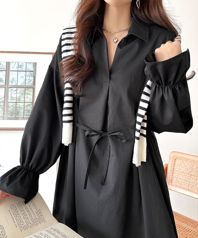 【 クラシカルエルフ classical elf 】 ワンピース 春 きれいめ レディース ウエストタック 体型カバー | classicalelf | 14