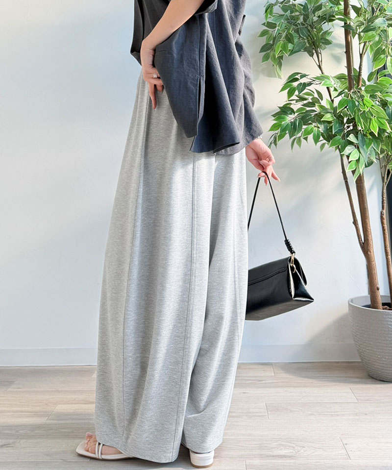 【 クラシカルエルフ classical elf 】 楽ちん ウエスト ゴム イージーパンツ レディース ボトムス パンツ ポンチボリューム コクーンパンツ | classicalelf | 09