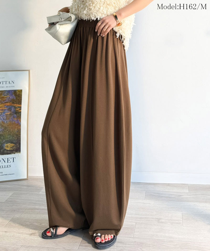 【 クラシカルエルフ classical elf 】 楽ちん ウエスト ゴム イージーパンツ レディース ボトムス パンツ ポンチボリューム コクーンパンツ | classicalelf | 11