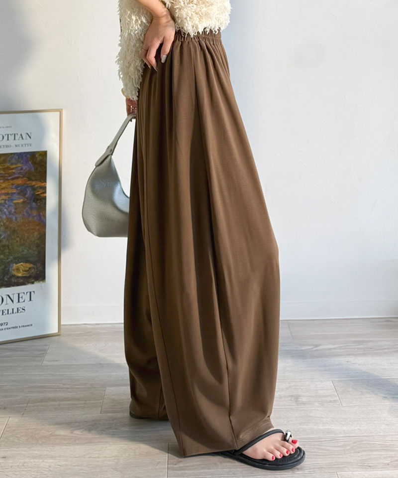 【 クラシカルエルフ classical elf 】 楽ちん ウエスト ゴム イージーパンツ レディース ボトムス パンツ ポンチボリューム コクーンパンツ | classicalelf | 12