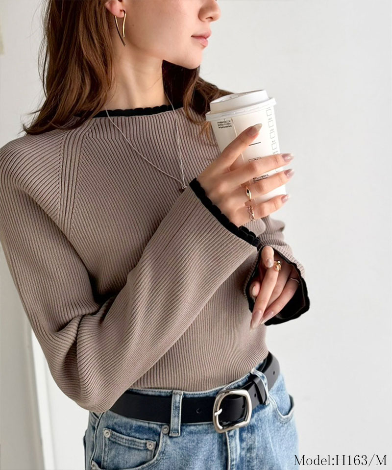 【 クラシカルエルフ classical elf 】 ニット トップス レディース 着回し力 スカラップ デザイン | classicalelf | 10