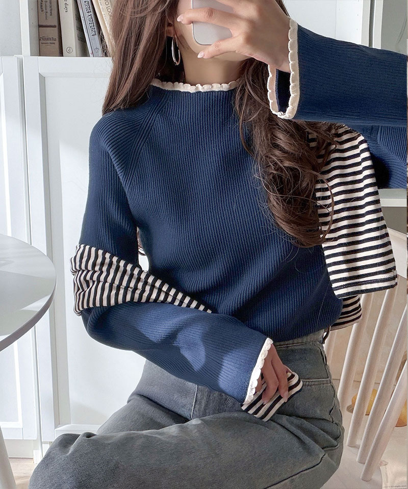 【 クラシカルエルフ classical elf 】 ニット トップス レディース 着回し力 スカラップ デザイン | classicalelf | 15