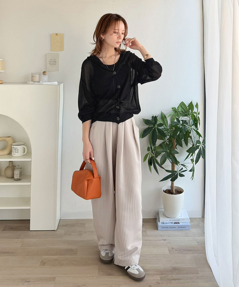 【 クラシカルエルフ classical elf 】トップス カーディガン レディース サマーニット シアー | classicalelf | 06