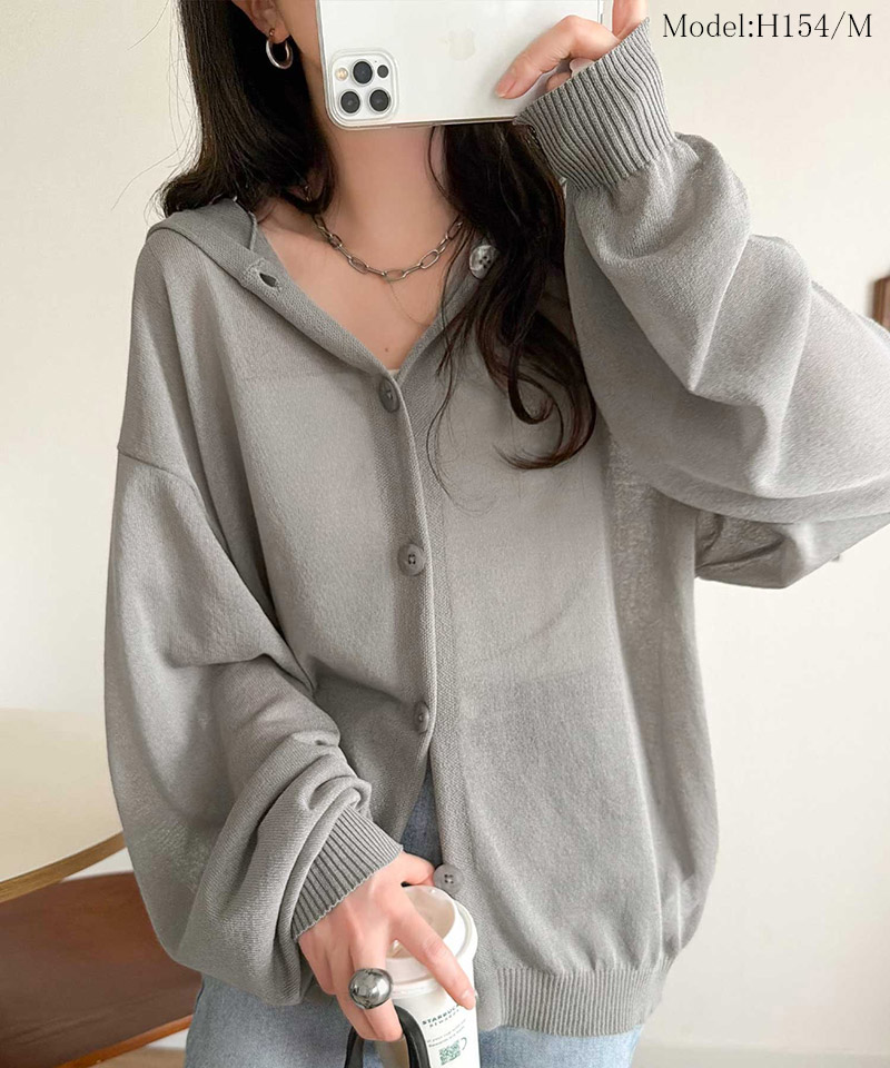 【 クラシカルエルフ classical elf 】トップス カーディガン レディース サマーニット シアー | classicalelf | 07