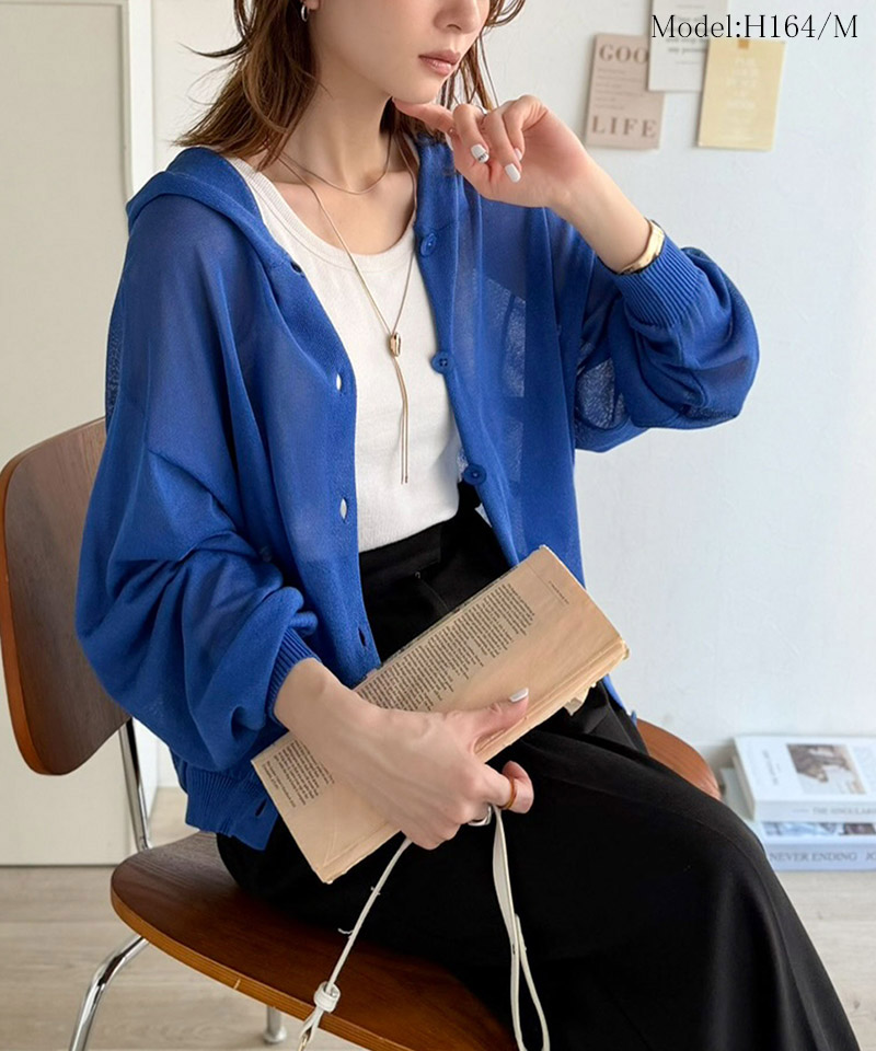 【 クラシカルエルフ classical elf 】トップス カーディガン レディース サマーニット シアー | classicalelf | 13