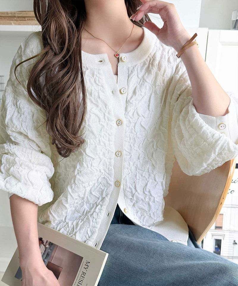 前後2WAYフクレジャガードカーディガン Classical Elf クラシカルエルフ ce1020373 | classicalelf | 06