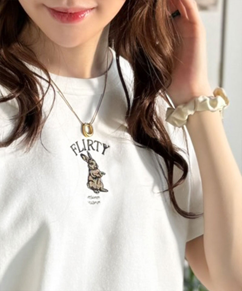 【 クラシカルエルフ classical elf 】 tシャツ レディース 半袖 トップス 刺繍 コンパクト フライス | classicalelf | 07