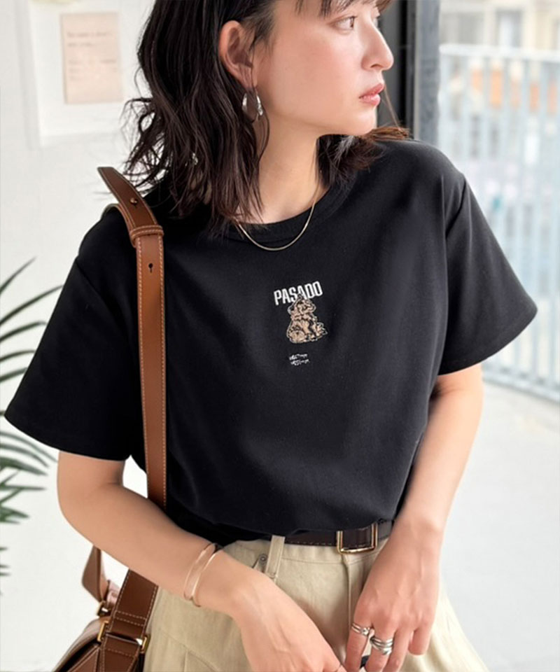 【 クラシカルエルフ classical elf 】 tシャツ レディース 半袖 トップス 刺繍 コンパクト フライス | classicalelf | 11