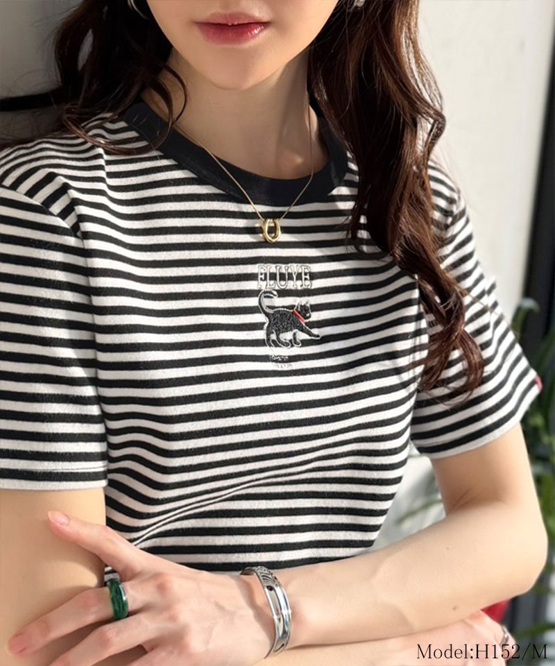 【 クラシカルエルフ classical elf 】 tシャツ レディース 半袖 トップス 刺繍 コンパクト フライス | classicalelf | 13